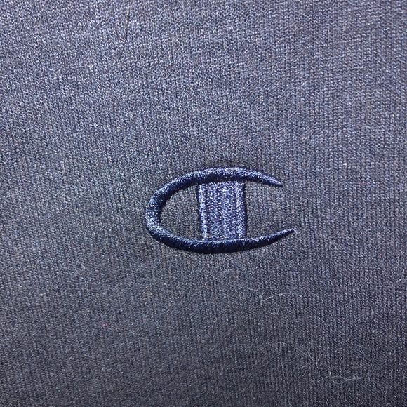 Champion Navy Crew Neck Sweatshirt - Picture 5 of 6